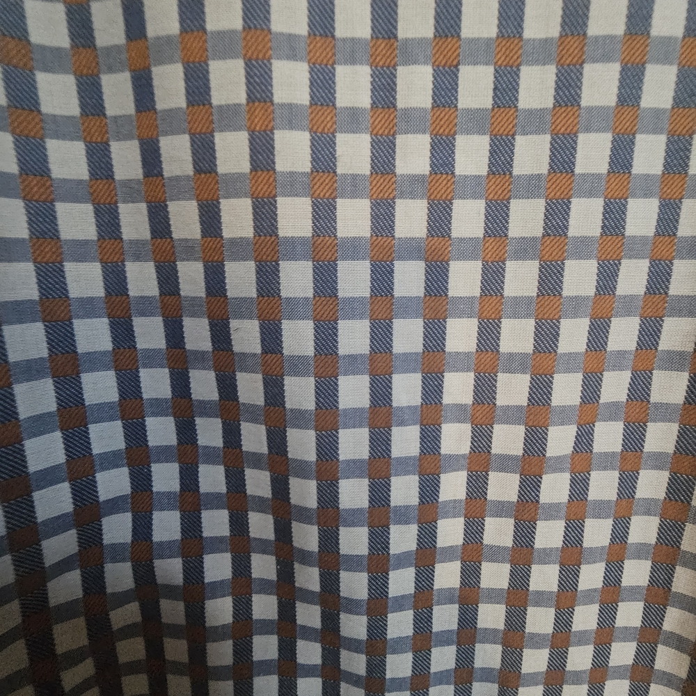 Bugatchi Men's Blue, Orange Patterned Long Sleeve… - image 2